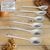 MULTIPURPOSE SILICONE SPOON, SILICONE BASTING SPOON NON-STICK KITCHEN UTENSILS HOUSEHOLD GADGETS HEAT-RESISTANT NON STICK SPOONS KITCHEN COOKWARE ITEMS FOR COOKING AND BAKING (6 Pc Set)
