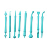2473 Fondant Cake Decor Flower Sugar Craft Modelling Tools Clay Mould (8PC-Set) 