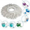 1115 Microfiber Spin Mop Replacement Head Round Shape Standard Size Spin mop Refills For All Type Mop Use 