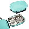 2978 Lunch Box for Kids and adults, Stainless Steel Lunch Box with 4 Compartments. 