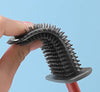 1410 Silicone Toilet Brush with Holder Stand  for Bathroom Cleaning 