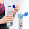 8373 Stainless Steel Vacuum Flask Insulated Water Bottle Specially Designed Push Button Sipper Water Bottle with Soft Straw and Neck Strap, For Sports And Travel , STAINLESS STEEL SPORTS WATER BOTTLES, STEEL FRIDGE BOTTLE FOR OFFICE/GYM/SCHOOL (500ML)