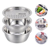 2877 3in1 Kitchen multipurpose julienne grater salad maker with pasta server spoon 