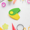 7990 Flair Creative Spinner Dust Free Non-Toxic Eraser, Enviromental Rotate Eraser for Girls & Boys /Eraser for School B'Day Return Gift, Erasers Pencils Set for Kids Educational Stationary kit, School Supplies (1 Pc)
