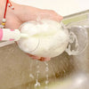 8857 Sponge Cleaning Brush Kitchen Tool Bottle Soft Brush for Dishes| Cleaning Brush Cleaner with Plastic Long Handle, Soft Dish Washing Foam Cleaning Brushes For Cups Mugs Kettles Wine Glasses and Baby Bottles (1 Pc)