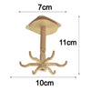 4644 360° Rotating Folding Hook Self-Adhesive Waterproof Wall Mounted Hook 