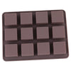 8185 Silicone Chocolate Mould 12 Cavity Square Shape Mould Candy Mold Baking Tools For Cake Chocolate, Food Grade Non-Stick Reusable, Baking Trays (1 pc)