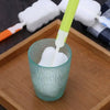 8857 Sponge Cleaning Brush Kitchen Tool Bottle Soft Brush for Dishes| Cleaning Brush Cleaner with Plastic Long Handle, Soft Dish Washing Foam Cleaning Brushes For Cups Mugs Kettles Wine Glasses and Baby Bottles (1 Pc)