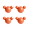 4589 Bear Seamless Glue Hook Storage Kitchen, Children's Room, Bathroom (4pc). 