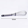 2571 Stainless Steel Wire Whisk,Balloon Whisk,Egg Frother, Milk & Egg Beater (10 inch) 