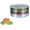 5580 Miracle Plastic Healthy Hygienic Sprout Maker with 3 Compartments for Home, Kitchen (1 Pc)