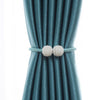 6493 Home Magnetic Curtain Tiebacks, Straps, Buckle, Clips Rope Straps Window Curtain Bracket Decoration, Pearl Decorative Rope Holdback Holder for Window (2 Pc)