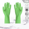 0653 Multipurpose cleaning rubber hand gloves (green) 1 PC 