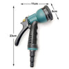 7515 Adjustable 8 Pattern Water Spray Gun Trigger High Pressure For vehicle & cleaning Garden Lawn, Grass rinse, flat, soak & washing for Car Bike Plants Pressure Washer water Nozzle 