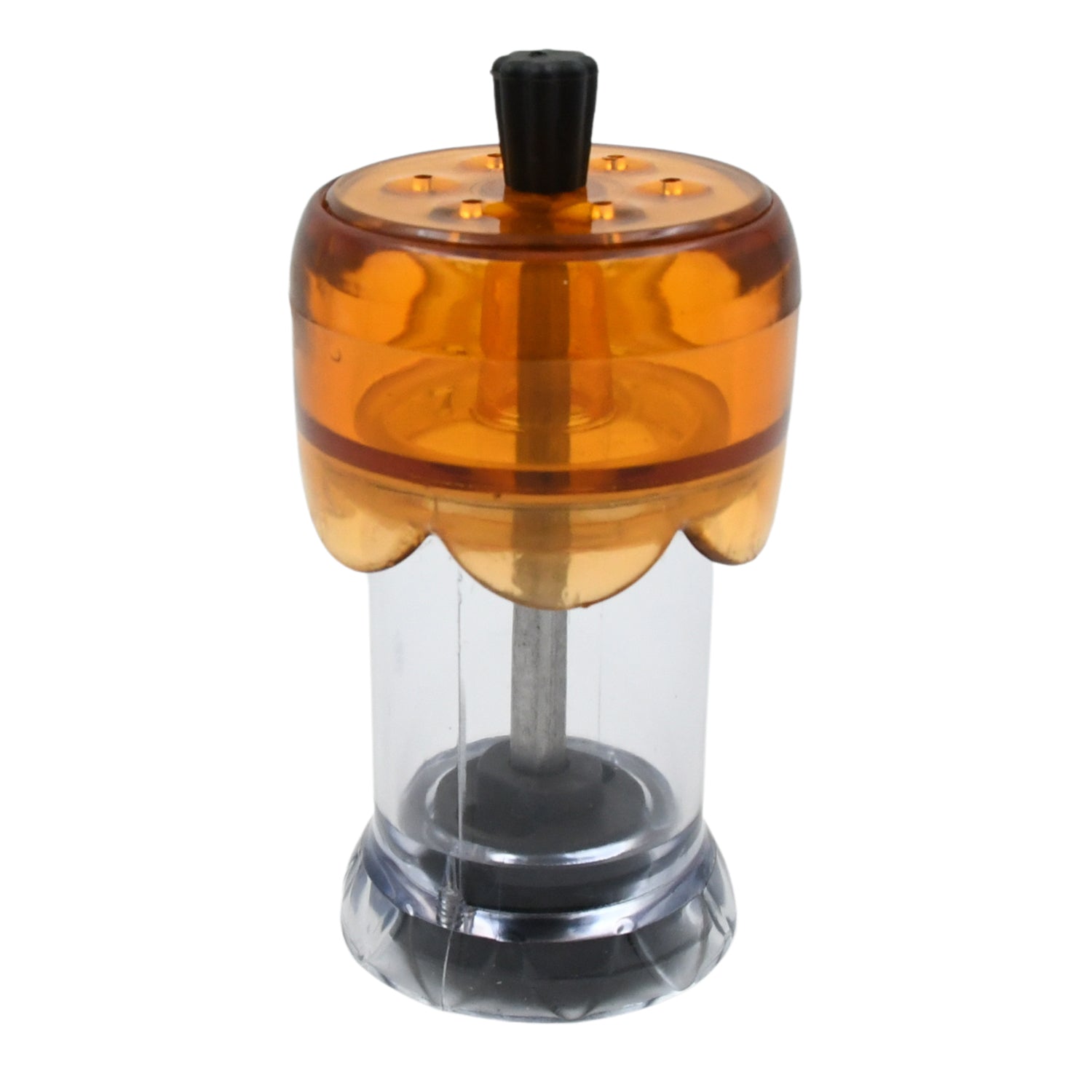 5591 Miracle Transparent Plastic Salt and Pepper Grinder, Pepper Grinder Manual Pepper Grinding Tool, Pepper Crusher Grinder (1 Pc)