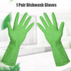0653 Multipurpose cleaning rubber hand gloves (green) 1 PC 