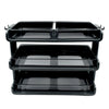 4884 Plastic 3 Layer Storage used in all kinds of household and official places for storing of various types of stuffs and items, Desktop File Storage Rack, Office Data File Rack Drawer Type Classification Cabinet Desktop File Holder Organizer for Office