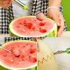 5335 Multifunctional 2 in 1 Melon Baller - Stainless Steel Dig Scoop with Fruit Carving Knife. 