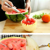 5335 Multifunctional 2 in 1 Melon Baller - Stainless Steel Dig Scoop with Fruit Carving Knife. 