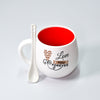4975 Multi design coffee Mug With Spoon and box packing. Ceramic Mugs to Gift your Best Friend Tea Mugs Coffee Mugs Microwave Safe. 