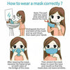 1388 Disposable Ear Loop Elastic Face Mask (50 Pc) 
