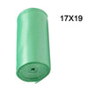 1581 Green Compostable Corn Starch Garbage Bags (17