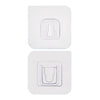 1742 Magic Adhesive Plastic Wall Hooks Heavy Duty Hooks (Pack of 20) 