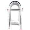 746_Stainless Steel 2 Layer Plate & Bowl Stand Kitchen Utensil Rack/Cutlery Stand 