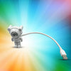 8473 USB Intelligent Voice Projector Astro Night Light  Projector, Galaxy Light Star Projector, Cartoon Light, LED Light, Desk Lamp, Mini Night Light, Cartoon Reading Lamp, USB Port for Kids Room Adults Bedroom Party Gaming Room