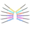 2551 Multipurpose Top Kitchen Knife for Home and Restaurant (12Pcs Set) 