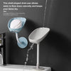 4006 Soap Dish Wall Mounted Soap Dish No-Drilling Soap Holder Self Draining Waterfall Soap Tray Bar Soap Holder for Shower / Bathroom Soap Holder for Shower Adjustable Removable Soap Holder