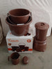 8728 Plastic Bathroom Accessories Set 6 pcs Bath Set Bathroom Bucket with Dustbin Mug, Stool, Soap Case,Tub ( 6 Pcs Set )