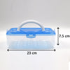 2642 Plastic Kitchen Refrigerator Egg Storage 12 Grid 1 Layer Egg Container 