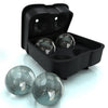 7164 Ice Trays for Freezer Whiskey Ice Cube Plastic Ball Maker Mold Sphere Mould 4 Holes New Ice Balls Party Brick Round Tray Bar Tool ice for Whiskey