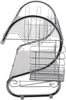 7793 STAINLESS STEEL RECTANGLE DISH DRAINER RACK / BASKET WITH DRIP TRAY