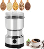 2465 Multi-Functional Electric Stainless Steel Herbs Spices Nuts Grain Grinder with Stainless Steel Bowl, Portable Coffee Bean Seasonings Spices Mill Powder Machine Grinder Machine for Home and Office