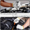 4611 Unisex Knitted/Sewing Cotton Plain Hand Gloves Raw White 