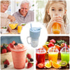 5841 2 In1 Portable Crusher Juicer With Handle & Straw for Smoothie Sipper USB Rechargeable (340 ml) 6 Stainless Steel Blades Compact Juicer Mixer, Juicer Portable Fresh Juice Blender Portable Electric Juicer ( 340 ML )