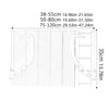 705 Multi-function Hanging Window Sill Drying Rack Easy Folding Drying Rack Balcony Retractable Drying Shoe Rack 