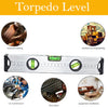 1645 28 cm Aluminum Alloy Magnetic Torpedo Level Metric Rulers 