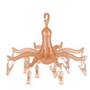 336_Small Octopus Folding Hanging Dryer Round Folding with 16 Pegs (Multicolor) 