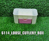 6114 Makeup Cutlery Box Used for storing makeup equipments and kits used by womens and ladies. 