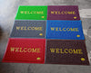 8822 Welcome Door Mat for Home Entrance Outdoor Mat Anti Slip Heavy Duty and Waterproof | Easy to Clean for Entry For Bedroom, Living Room (23x15 Inch)