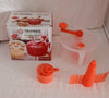 5587 Miracle Atta Maker for Home 2 in 1 Ata Non-Electric Dough Flour Machine for Kitchen | Chakki Clear line Measuring Cups Set Bread Mixer May Vary Hand Tool Plastic Portable Dough Atta