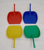 8732 Dustpan with Long Handle, Dust Collection Dust Pan Tray for Kitchen, Home, Office, Bathroom Etc (1 Pc / Multicolor )