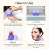 1224P BEAUTY ICE ROLLER FOR FACE MASSAGER & EYE REUSABLE FACE ROLLERS FACIAL ROLLER ( Purple Color) 