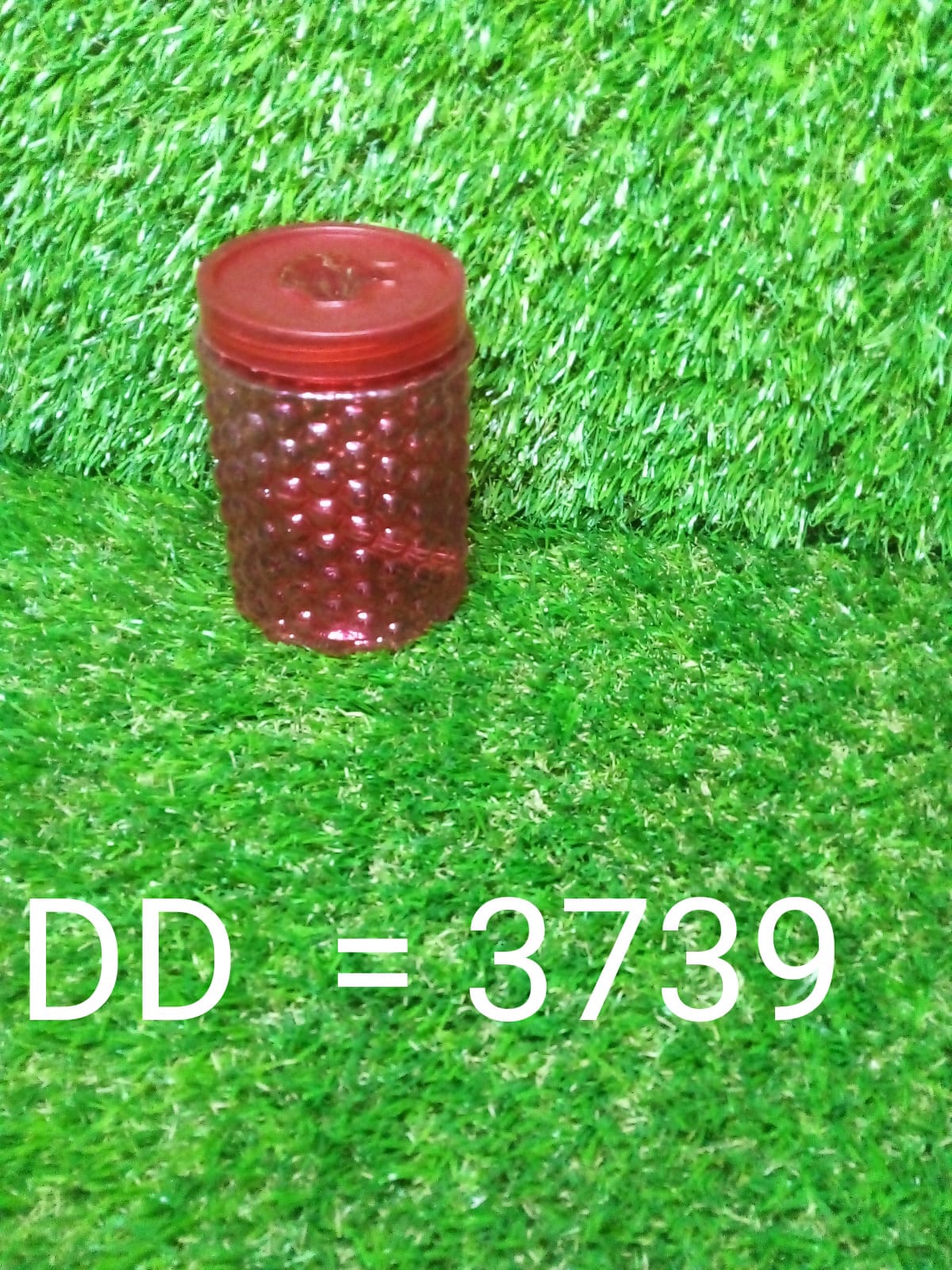 3739 Bubble Transparent Plastic Storage Jar 400ml (1Pc Only) 